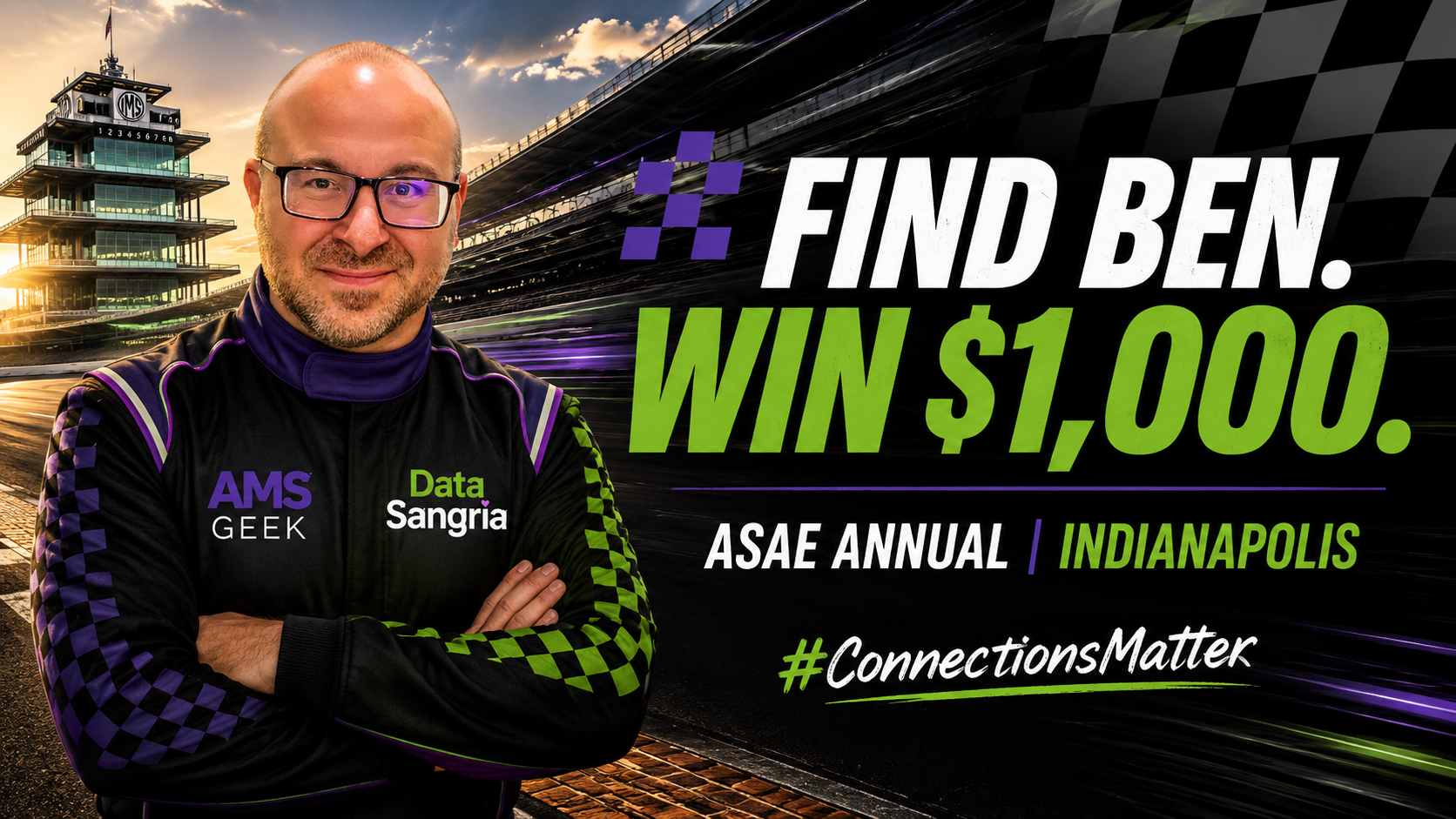 Find Ben at ASAE Annual and You Could Win $1,000