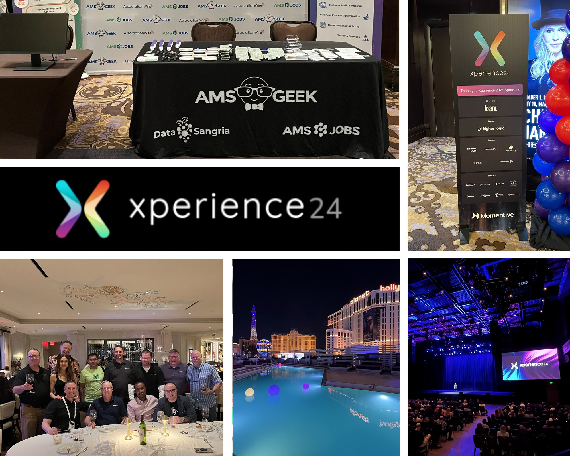 AMS Geek Among Sponsors and Partners at Xperience24 in Las Vegas, September 23-26, 2024